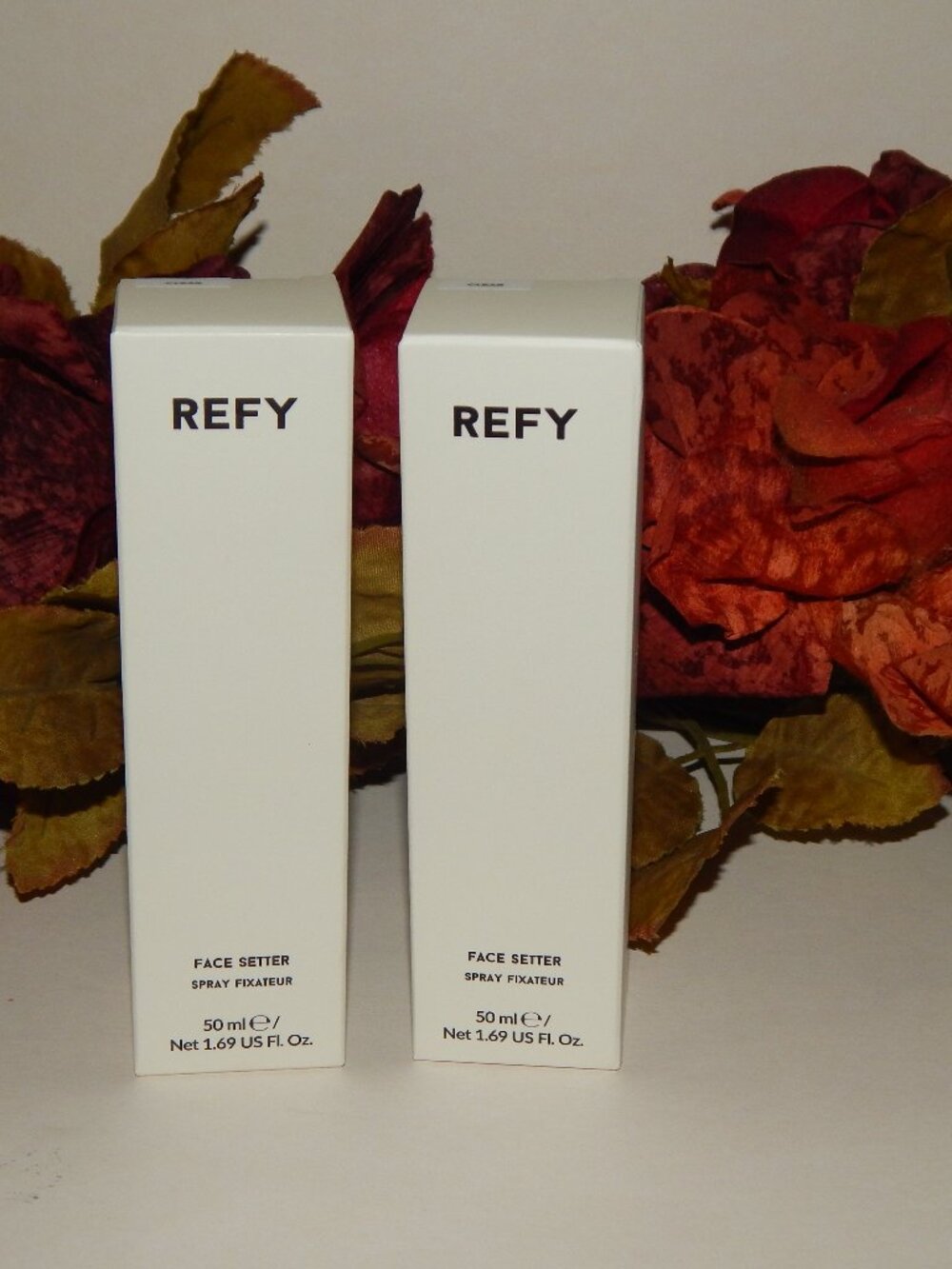 2 REFY 1.69oz Face Setter Make Up Setting Sprays - Sealed